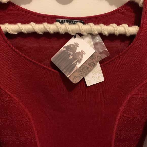 CRIMSON MILANO SHEATH DRESS (size L) NWT (never worn) - Picture 6 of 8